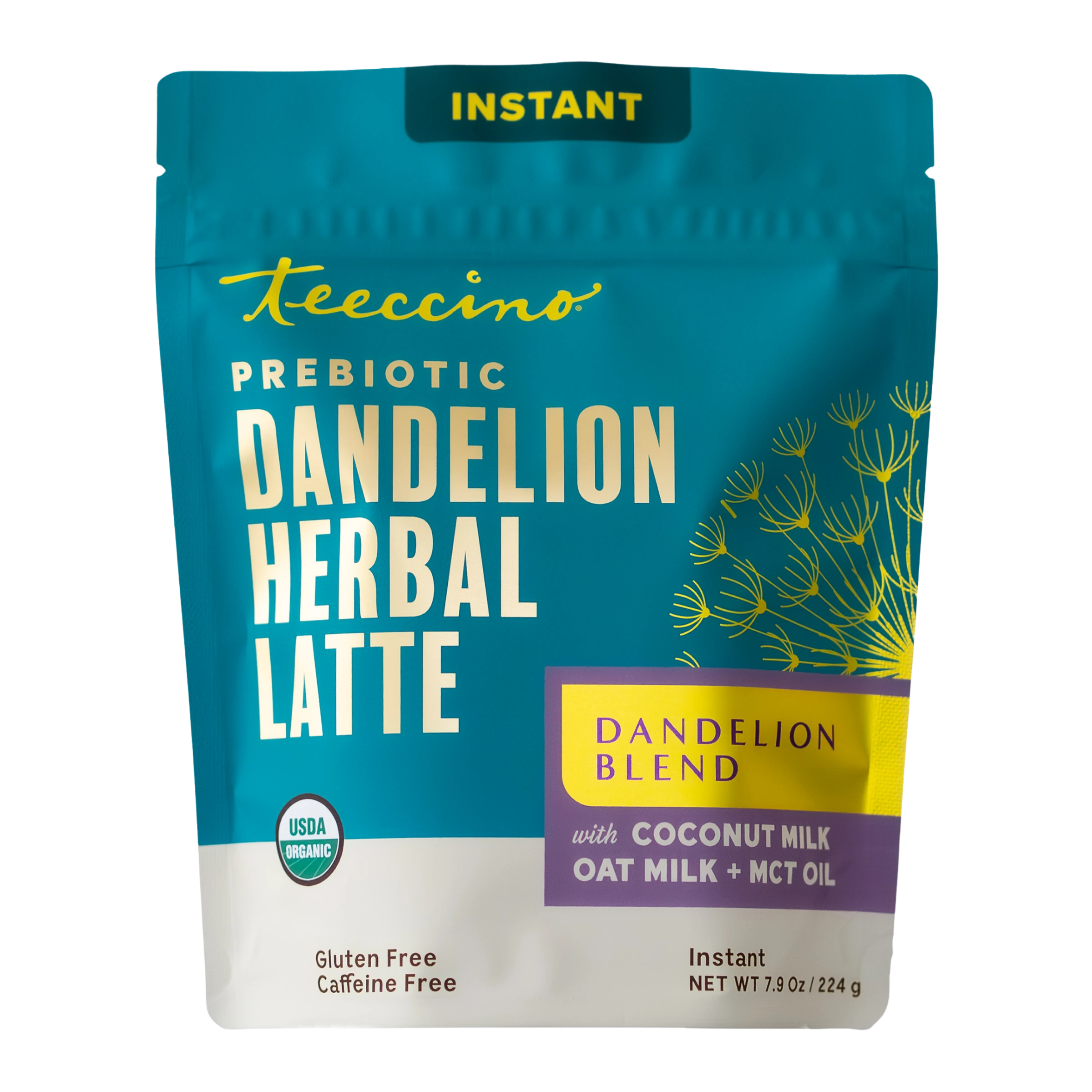 Instant Dandelion Herbal Latte – Teeccino