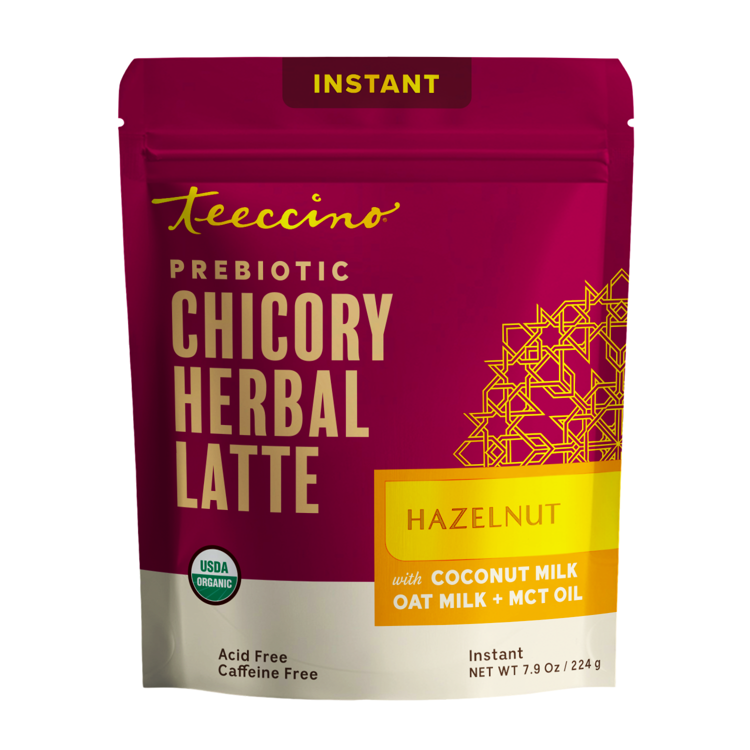 Instant Hazelnut Herbal Latte – Teeccino