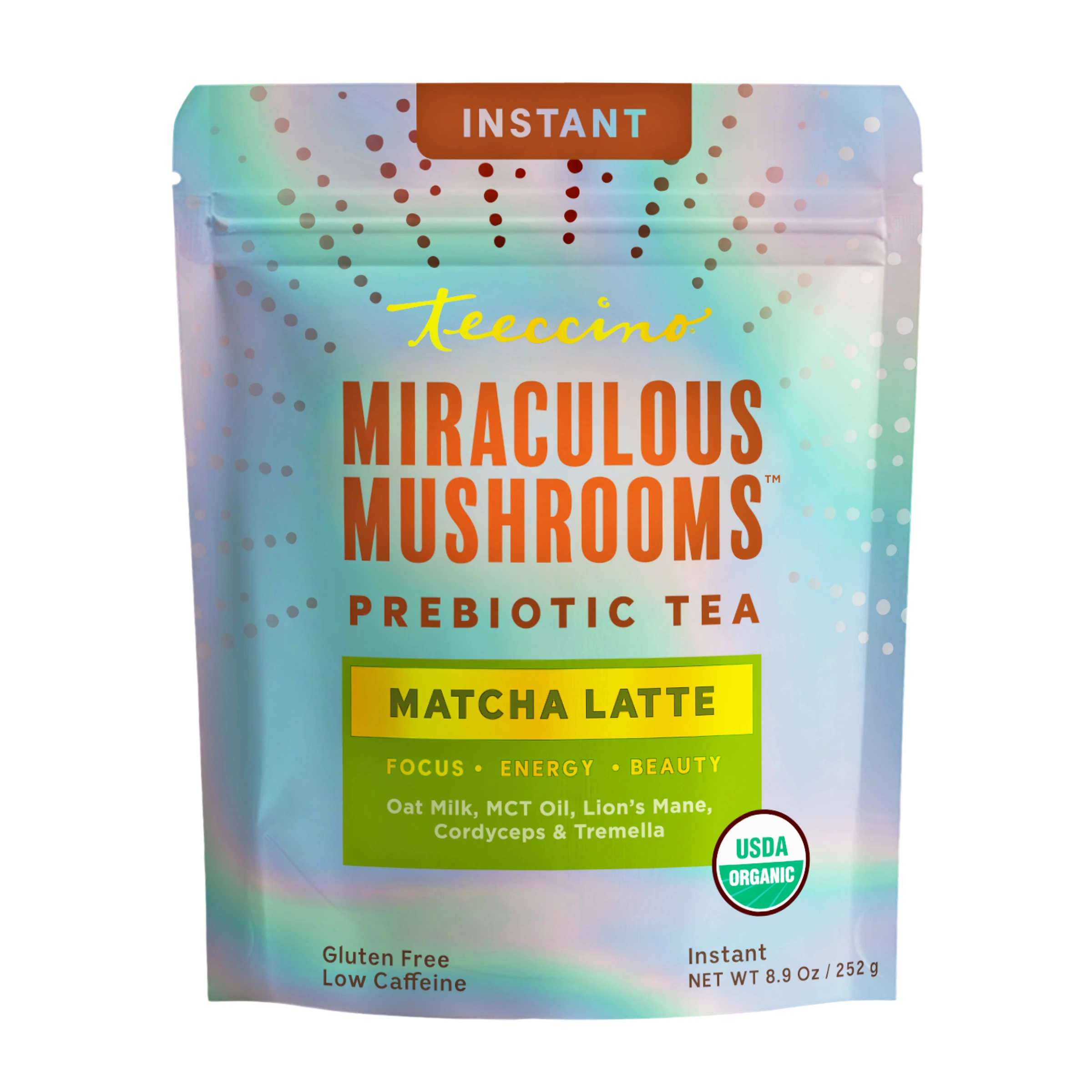 抹茶ページ Miraculous Mushrooms® Matcha Latte – Teeccino