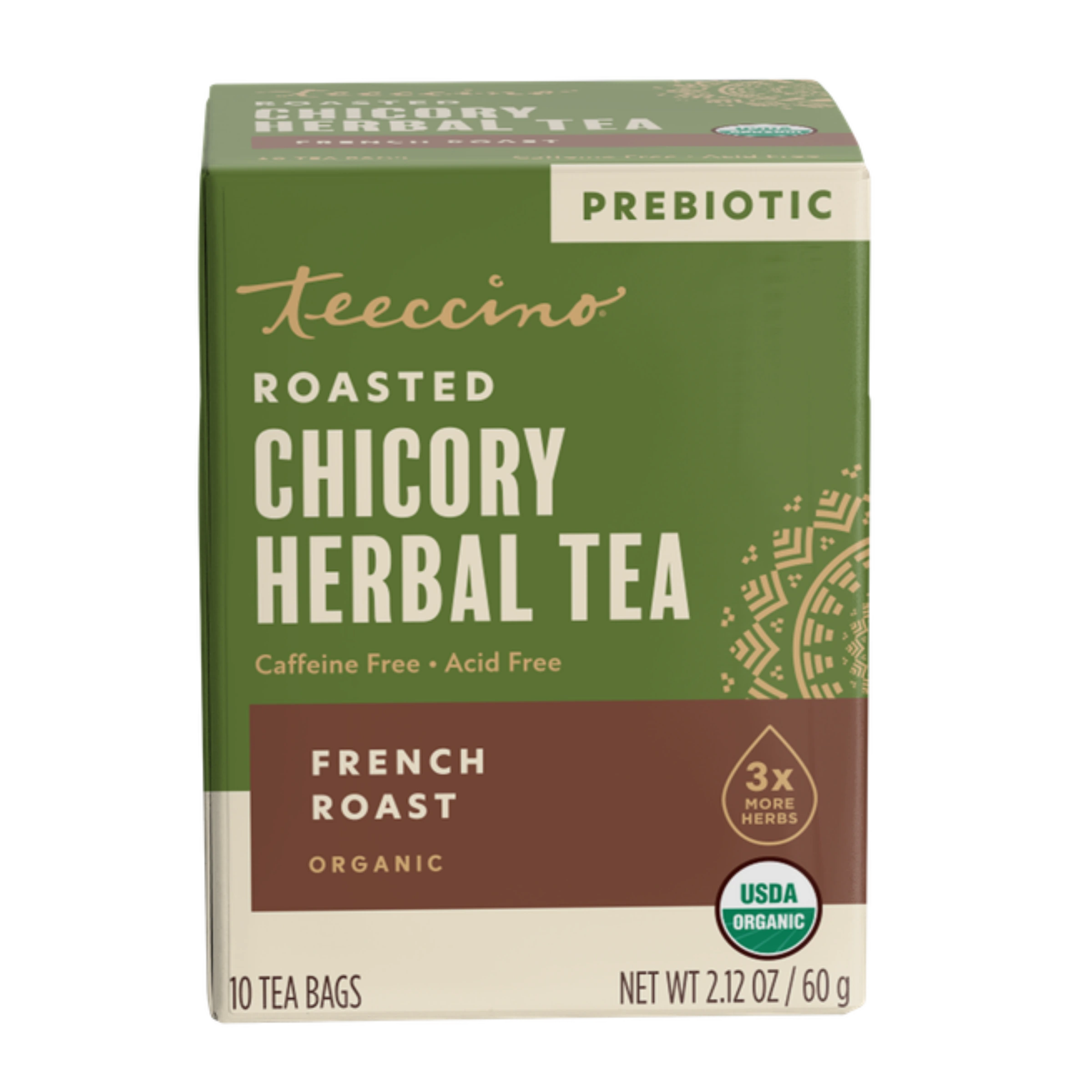 茶 nackyS French Roast Roasted Herbal Tea – Teeccino
