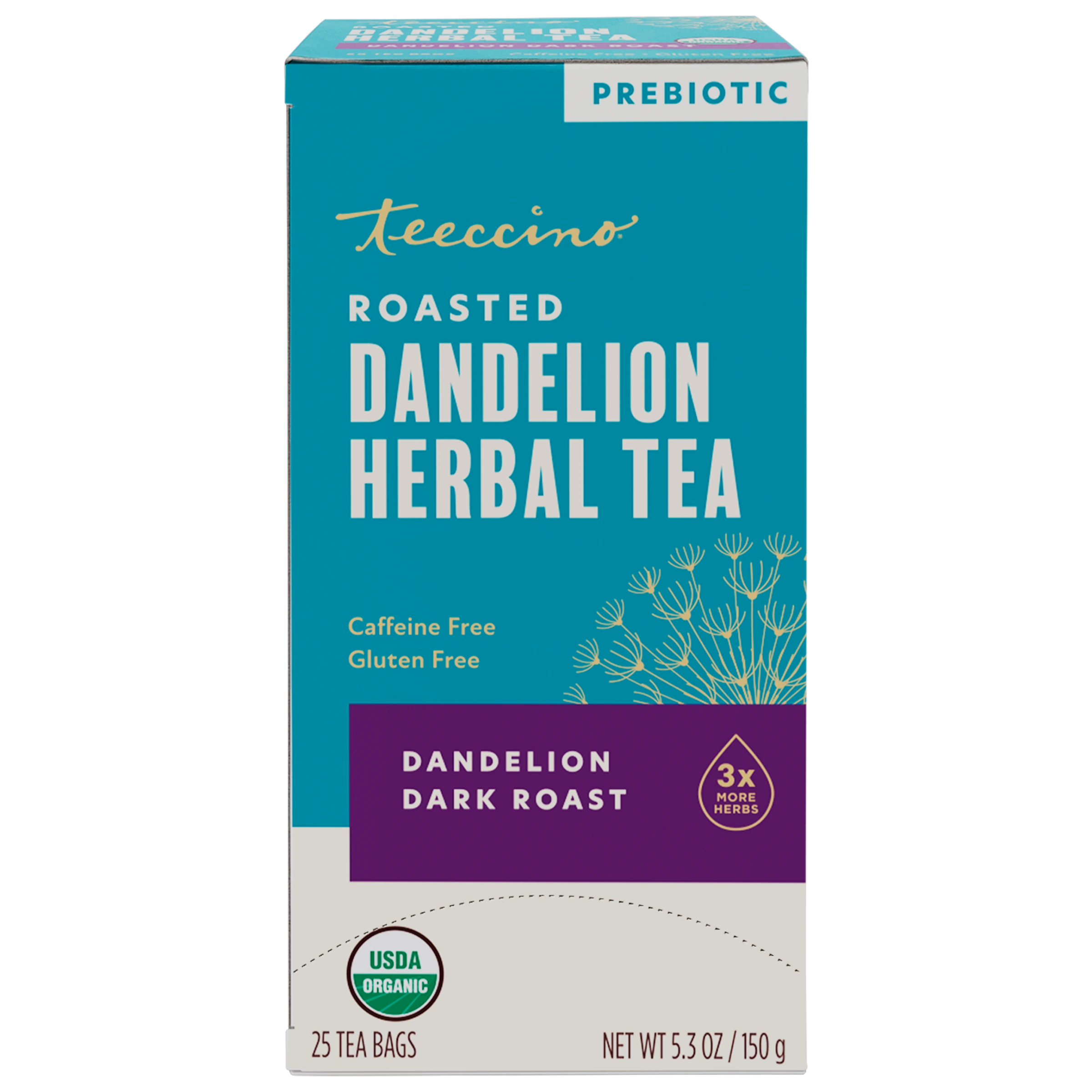 Dandelion Dark Roast Roasted Herbal Tea – Teeccino