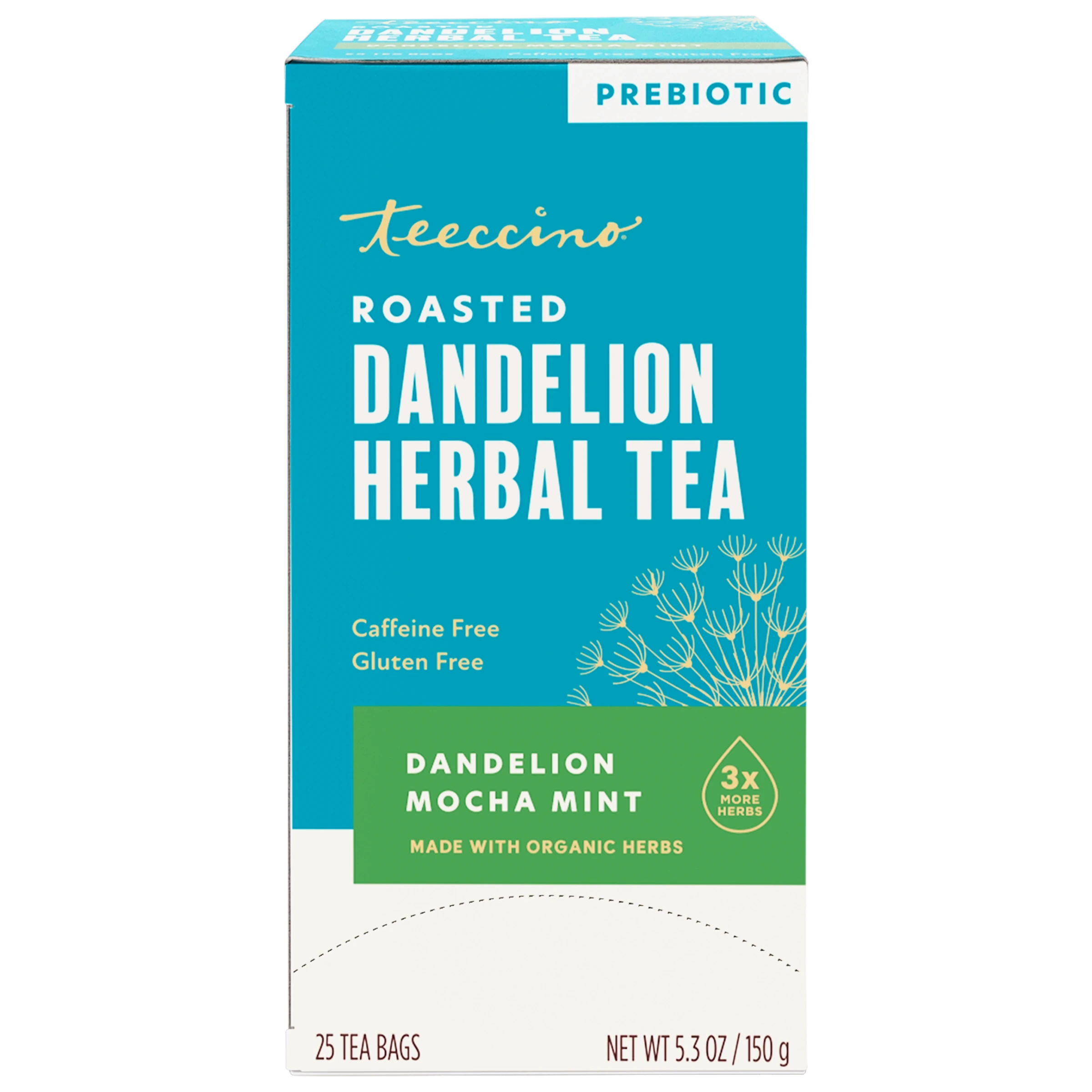 Dandelion Mocha Mint Roasted Herbal Tea – Teeccino