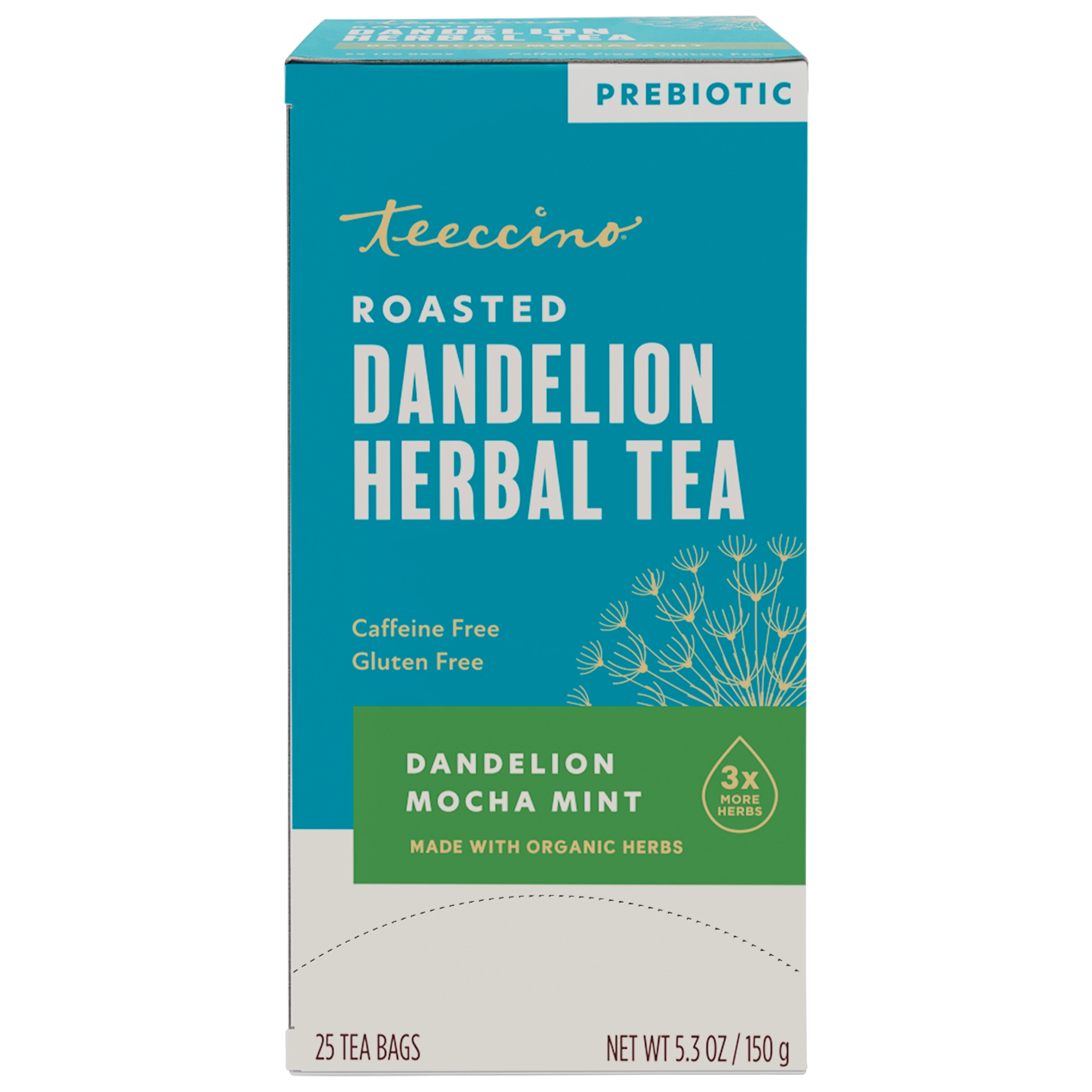Dandelion Mocha Mint Roasted Herbal Tea – Teeccino