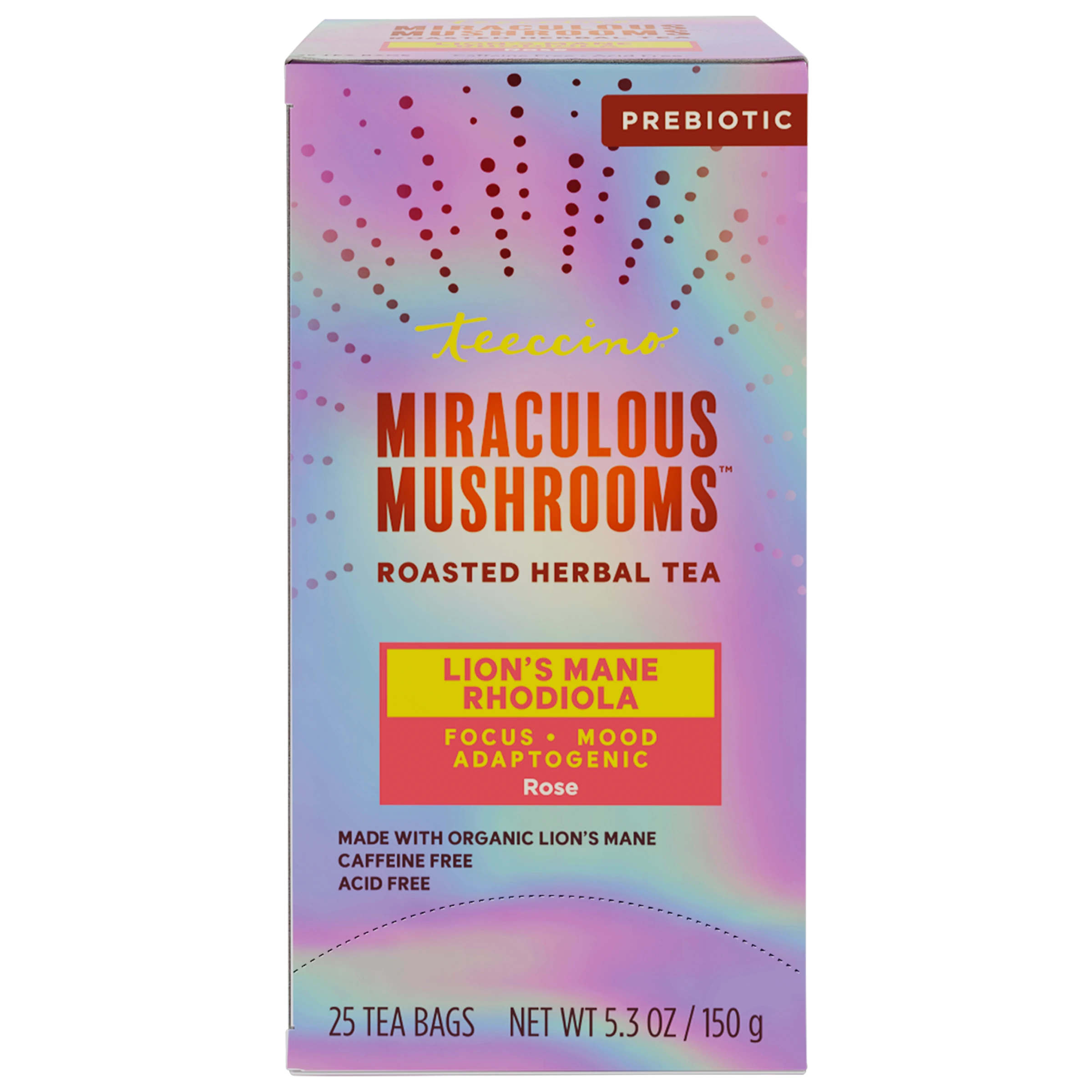 Lion's Mane Rhodiola Rose Mushroom Tea – Teeccino
