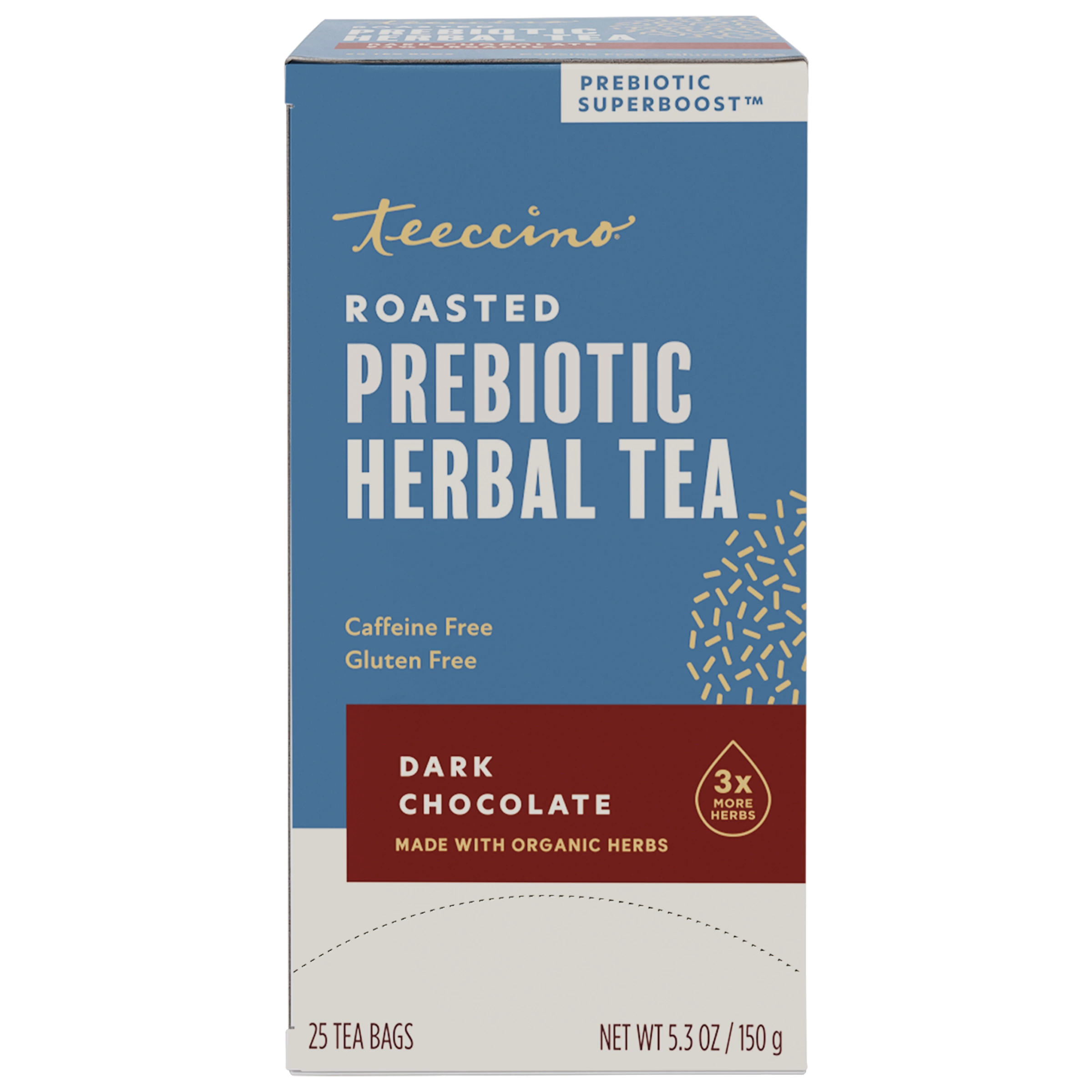 茶 coto Dark Chocolate Prebiotic SuperBoost Herbal Tea – Teeccino