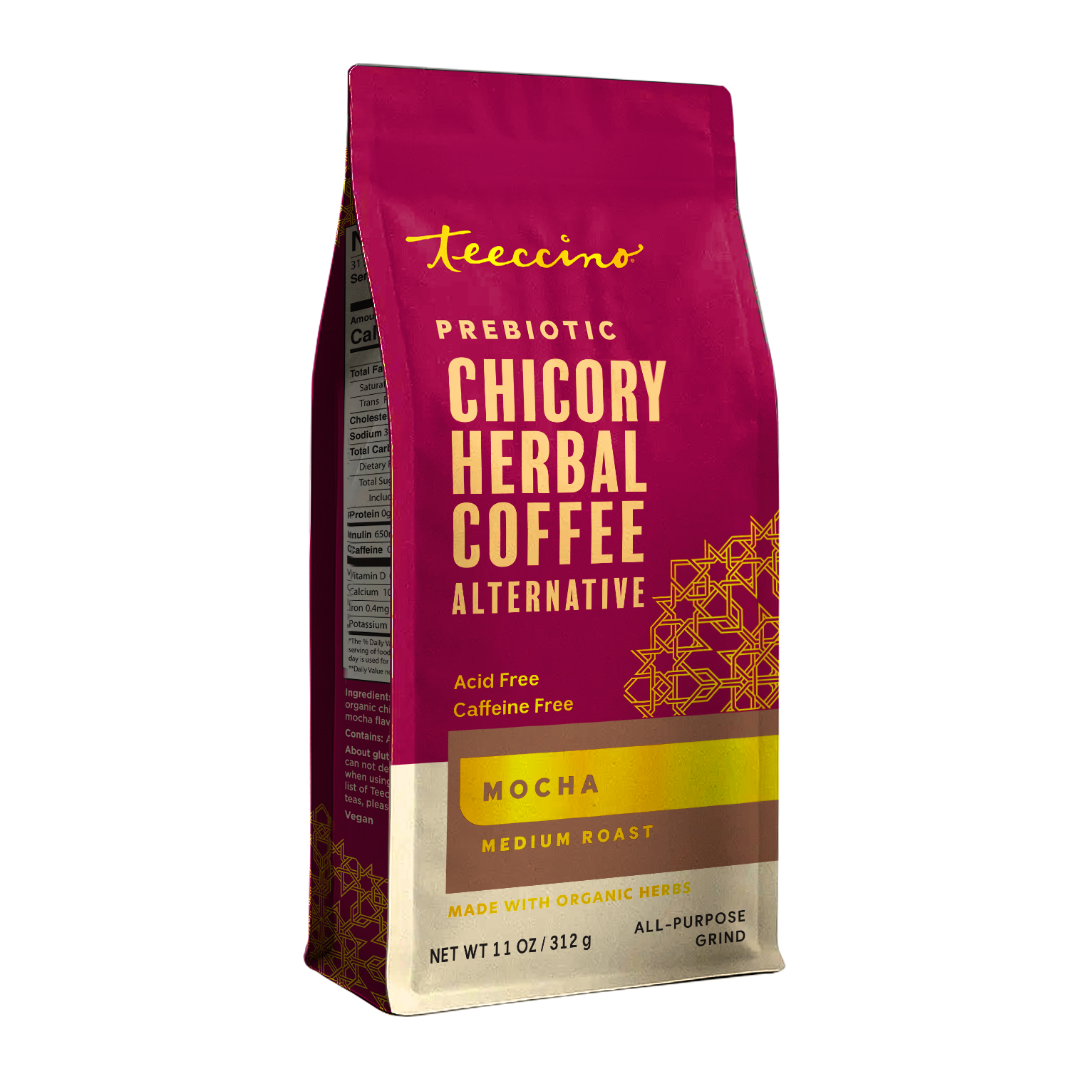 Mocha Chicory Herbal Coffee – Teeccino