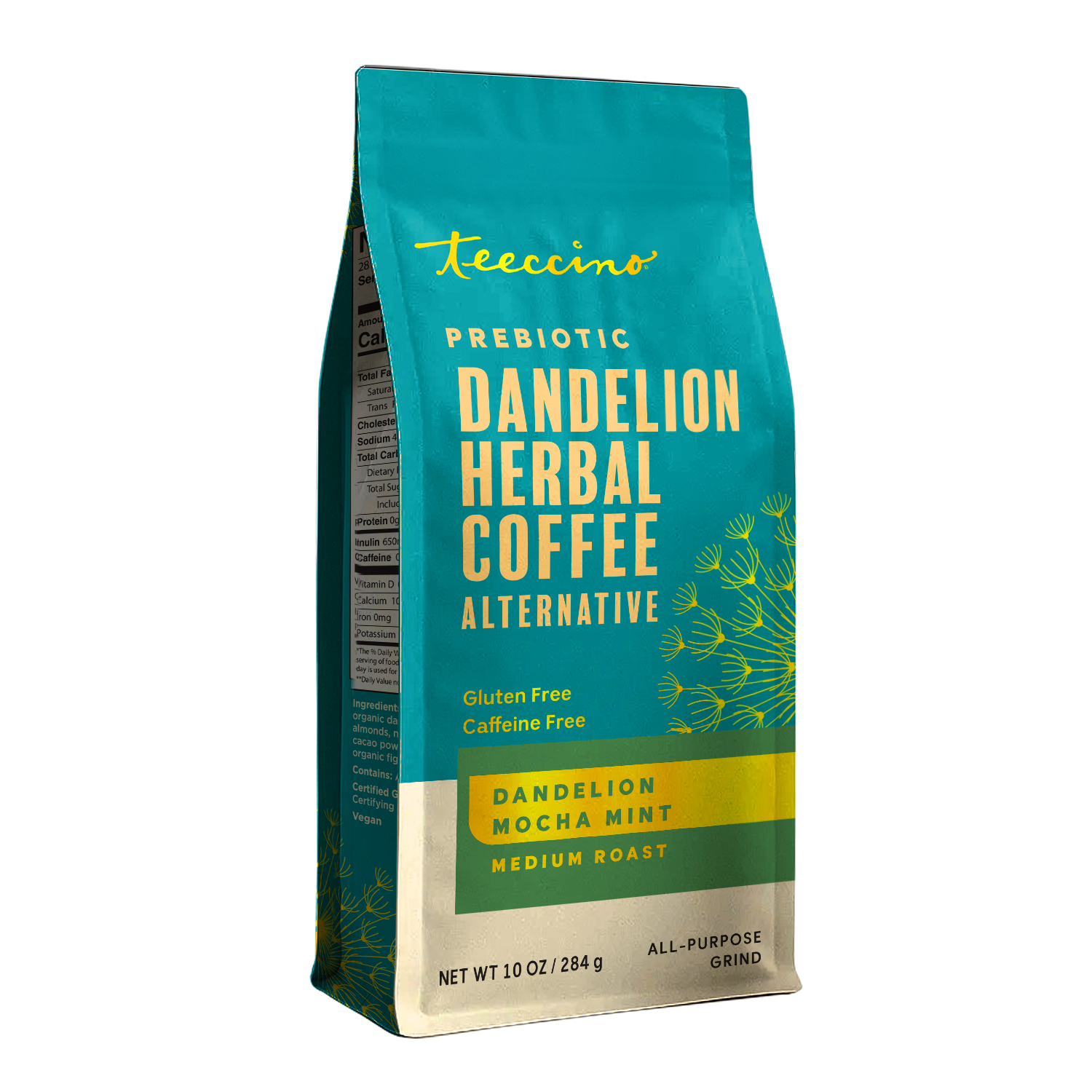 Dandelion Mocha Mint Herbal Coffee – Teeccino