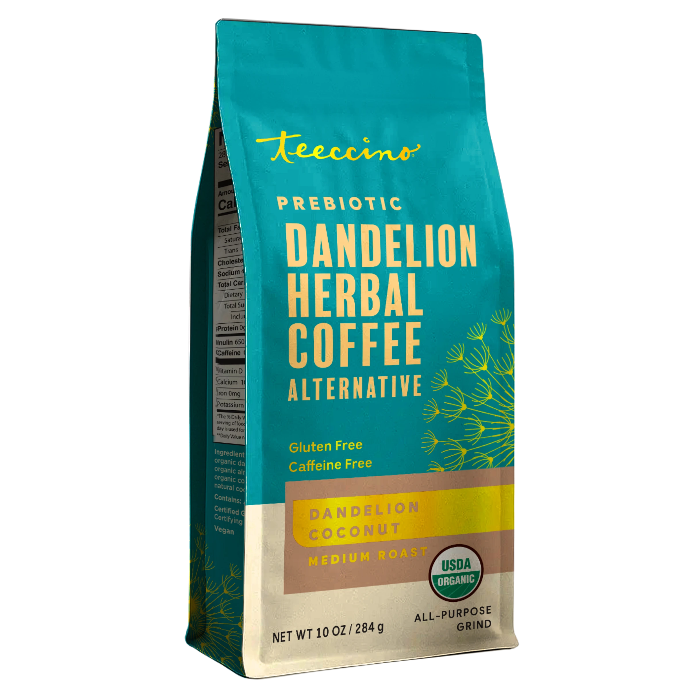 Dandelion Coconut Herbal Coffee – Teeccino
