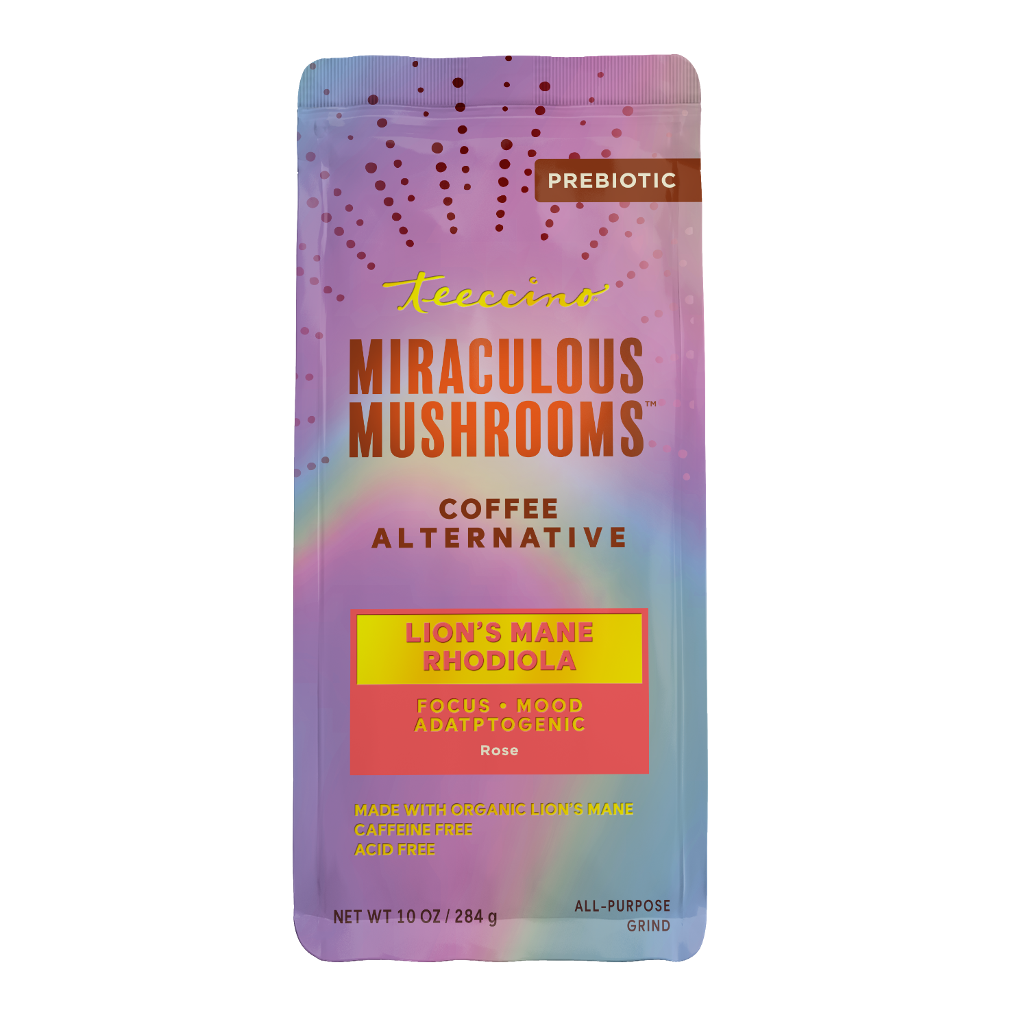 Lion's Mane Rhodiola Rose Mushroom Coffee – Teeccino