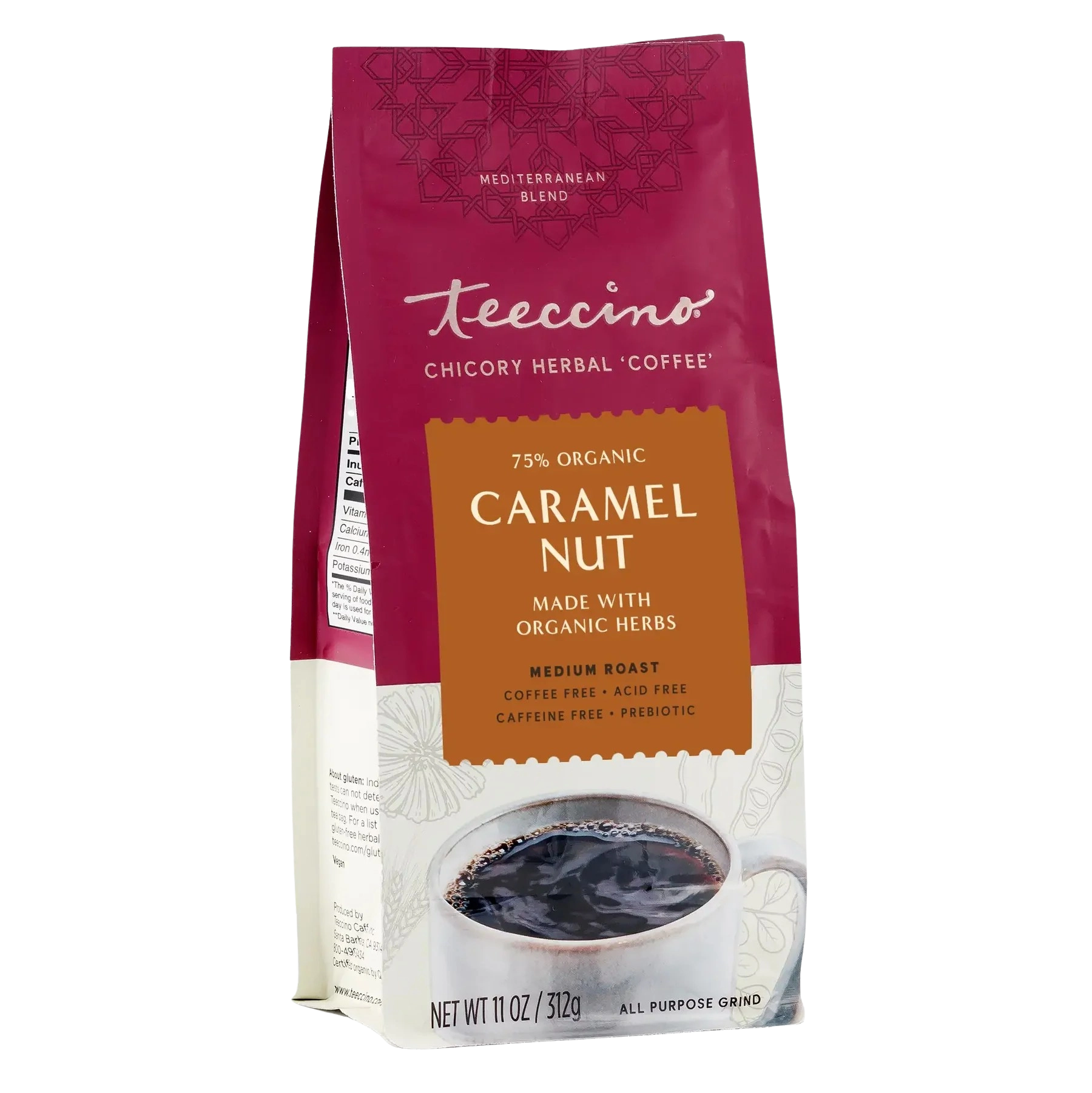 A single green leaf against a white background.