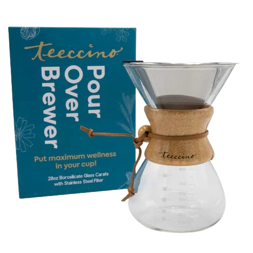 Glass Pour Over Coffee Brewer