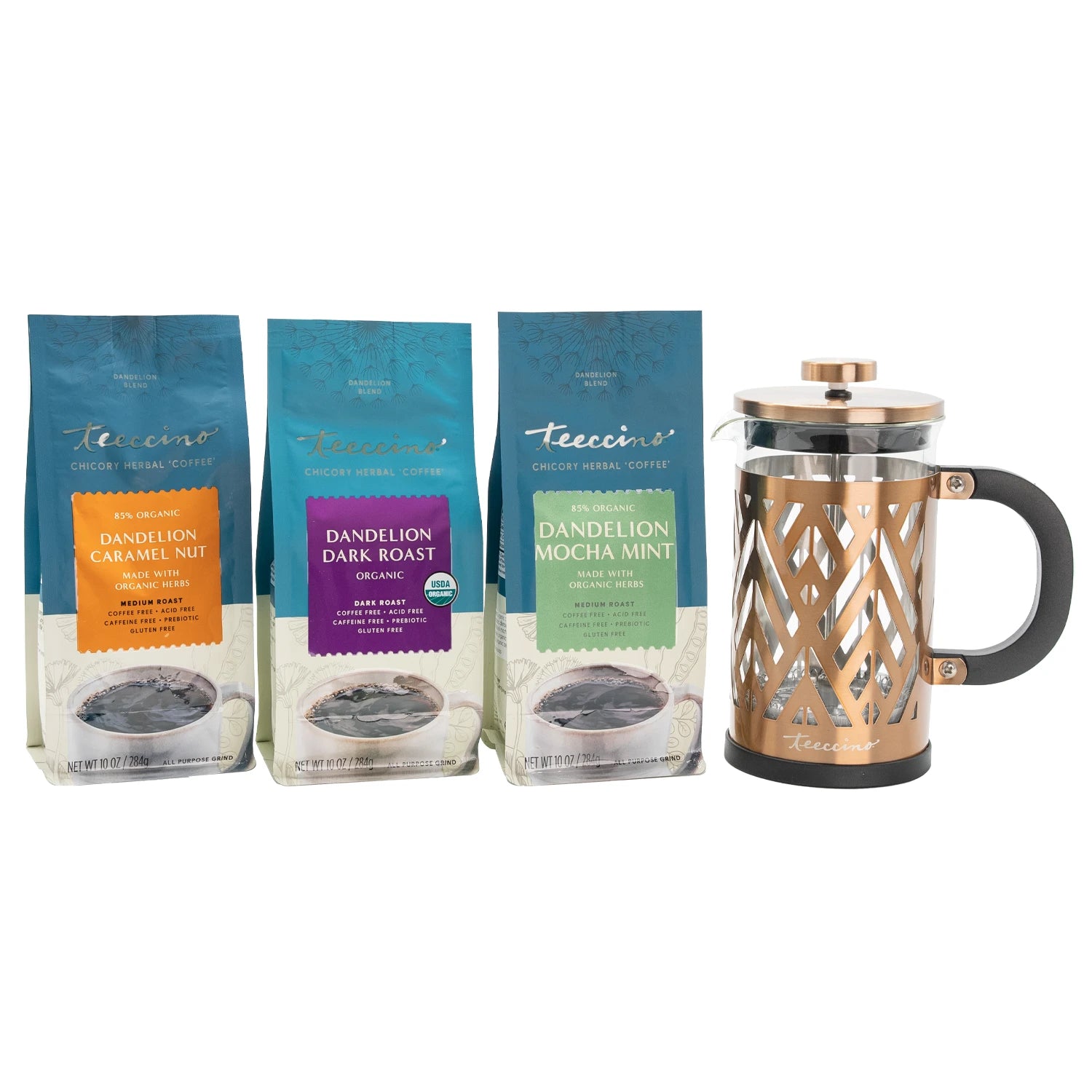 French Coffee Kit ( French Press + Coffee Grinder)