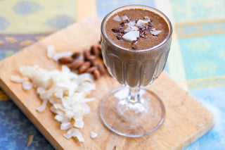 Vegan Almond & Teeccino Cacao Smoothie from The Healthy Apple