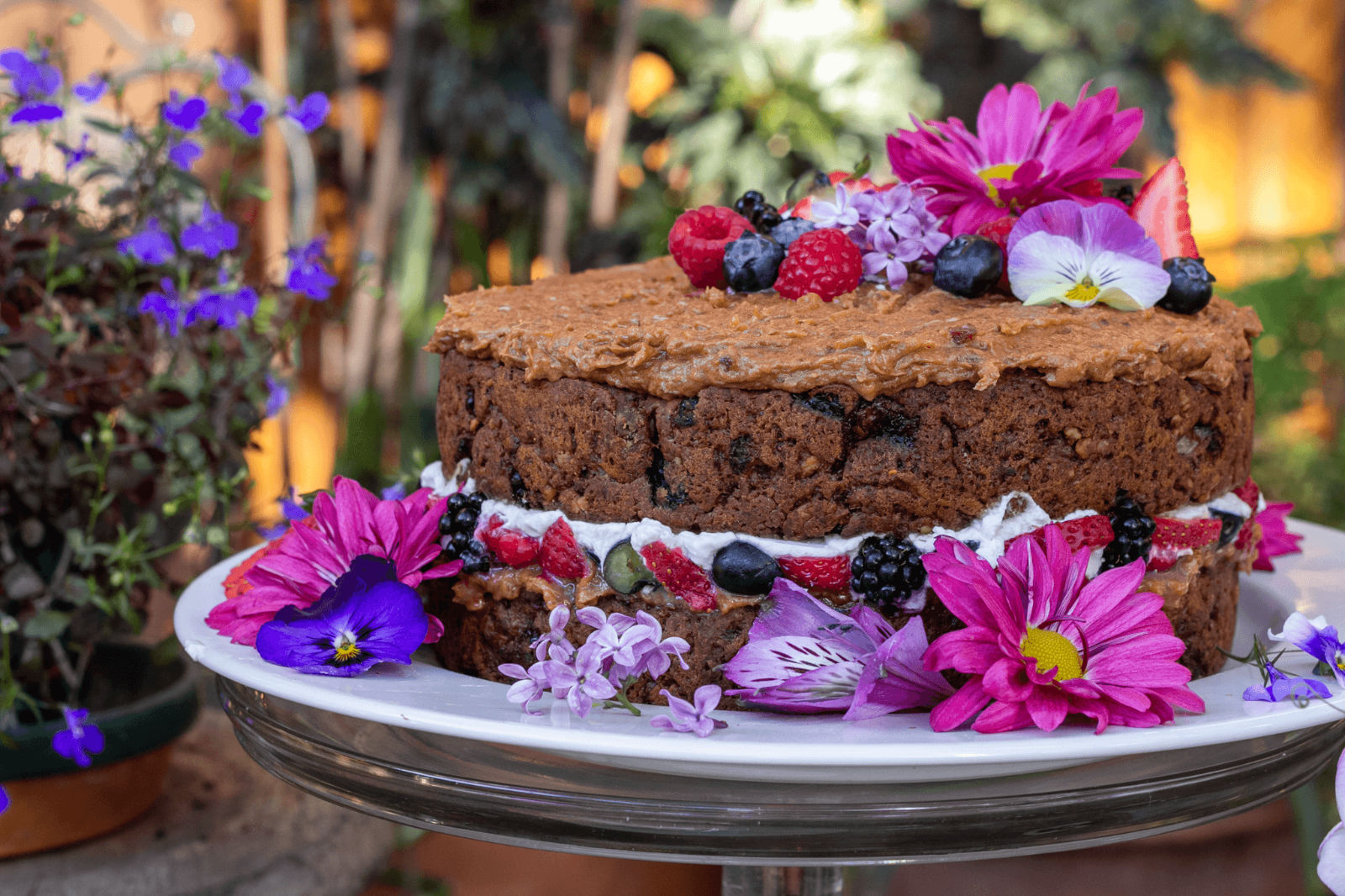 TeeChia Berry Cake