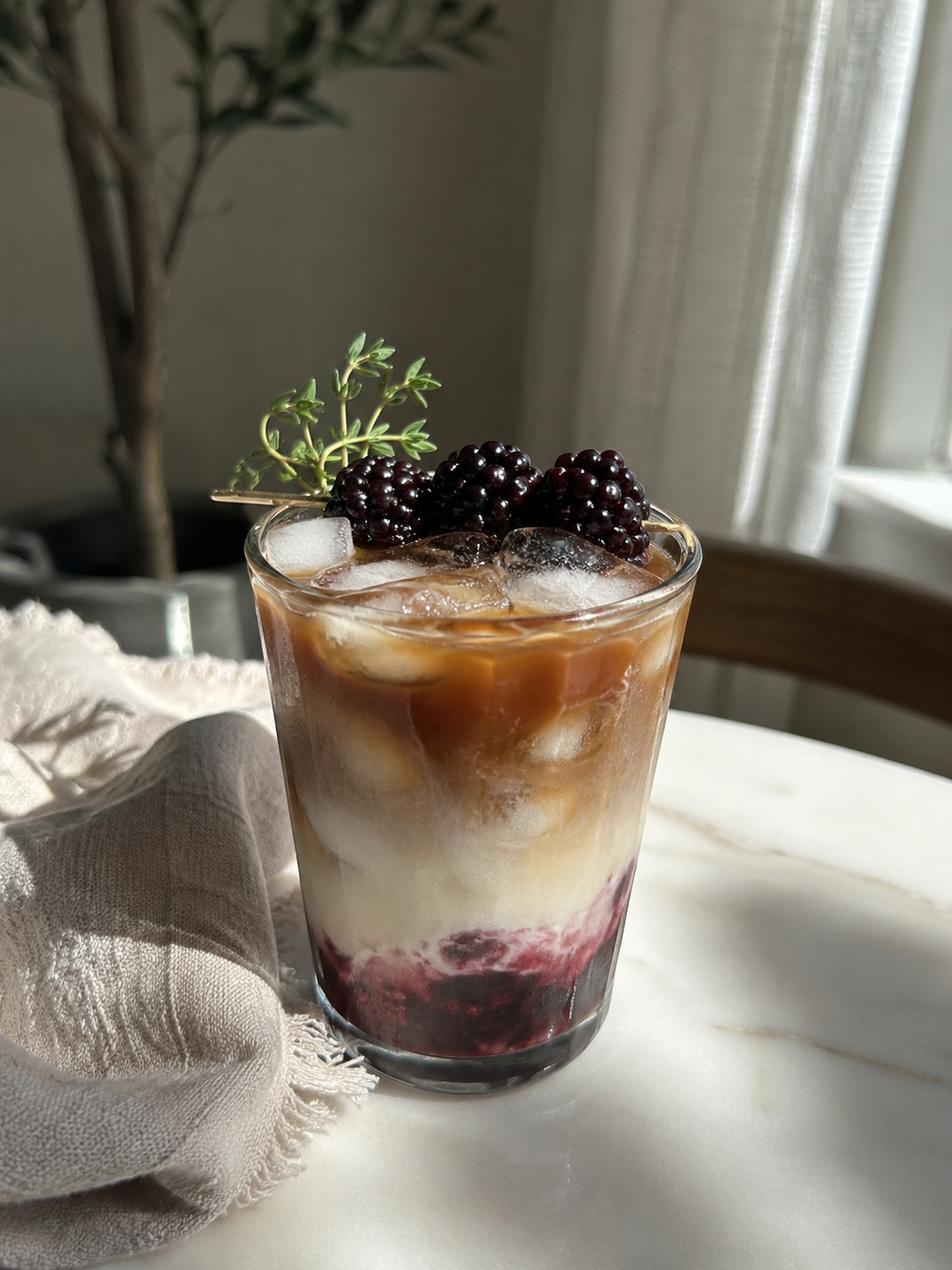 Blackberry Thyme Adapt & Protect Latte