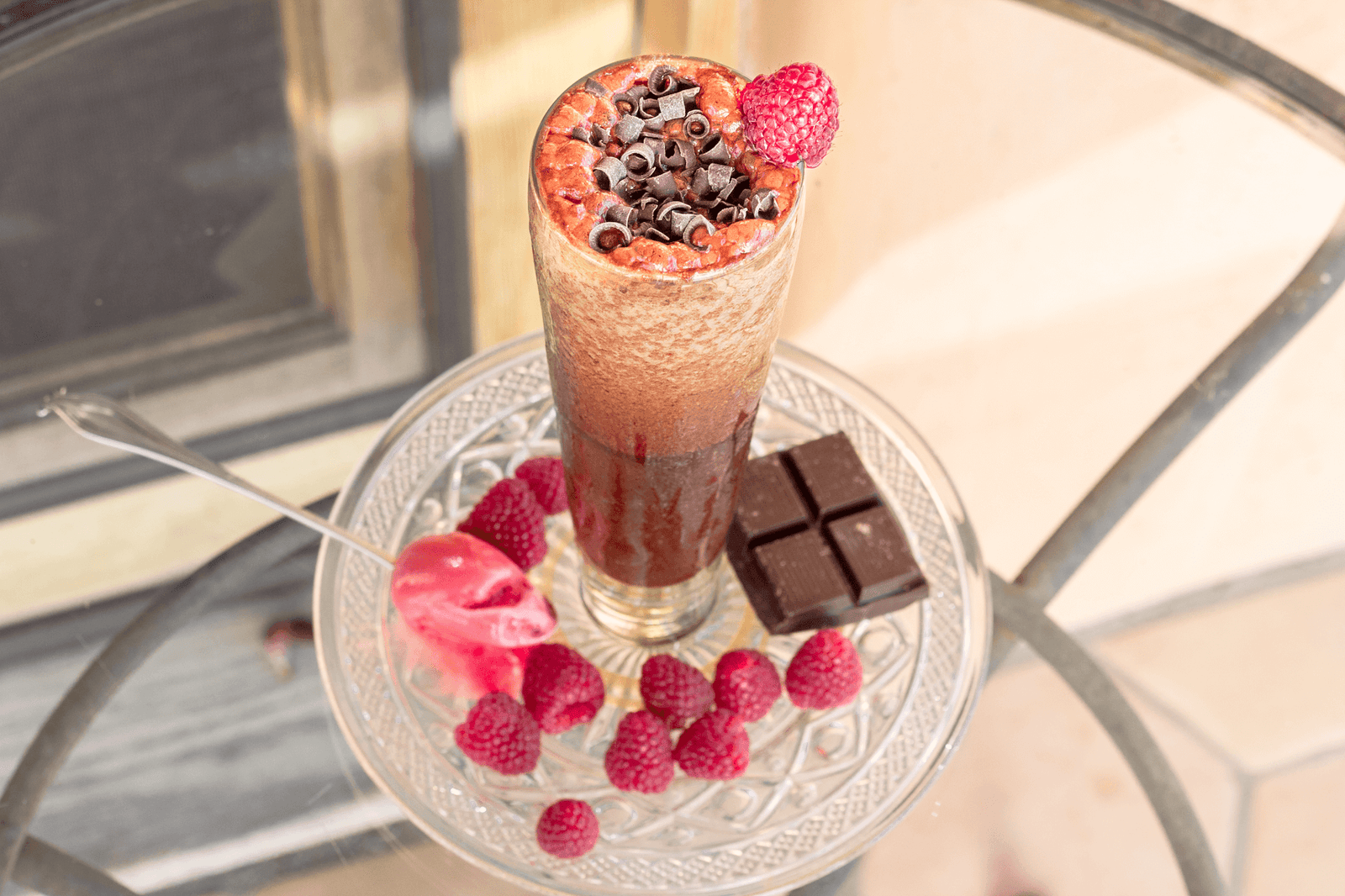 Teeccino Chocolate Raspberry Slushy