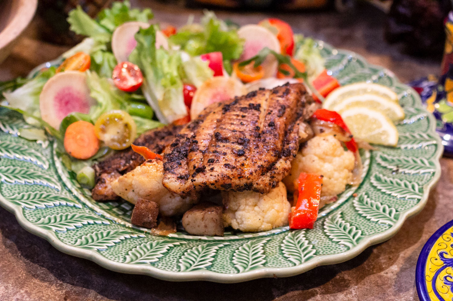 Teeccino Cajun Blackened Fish