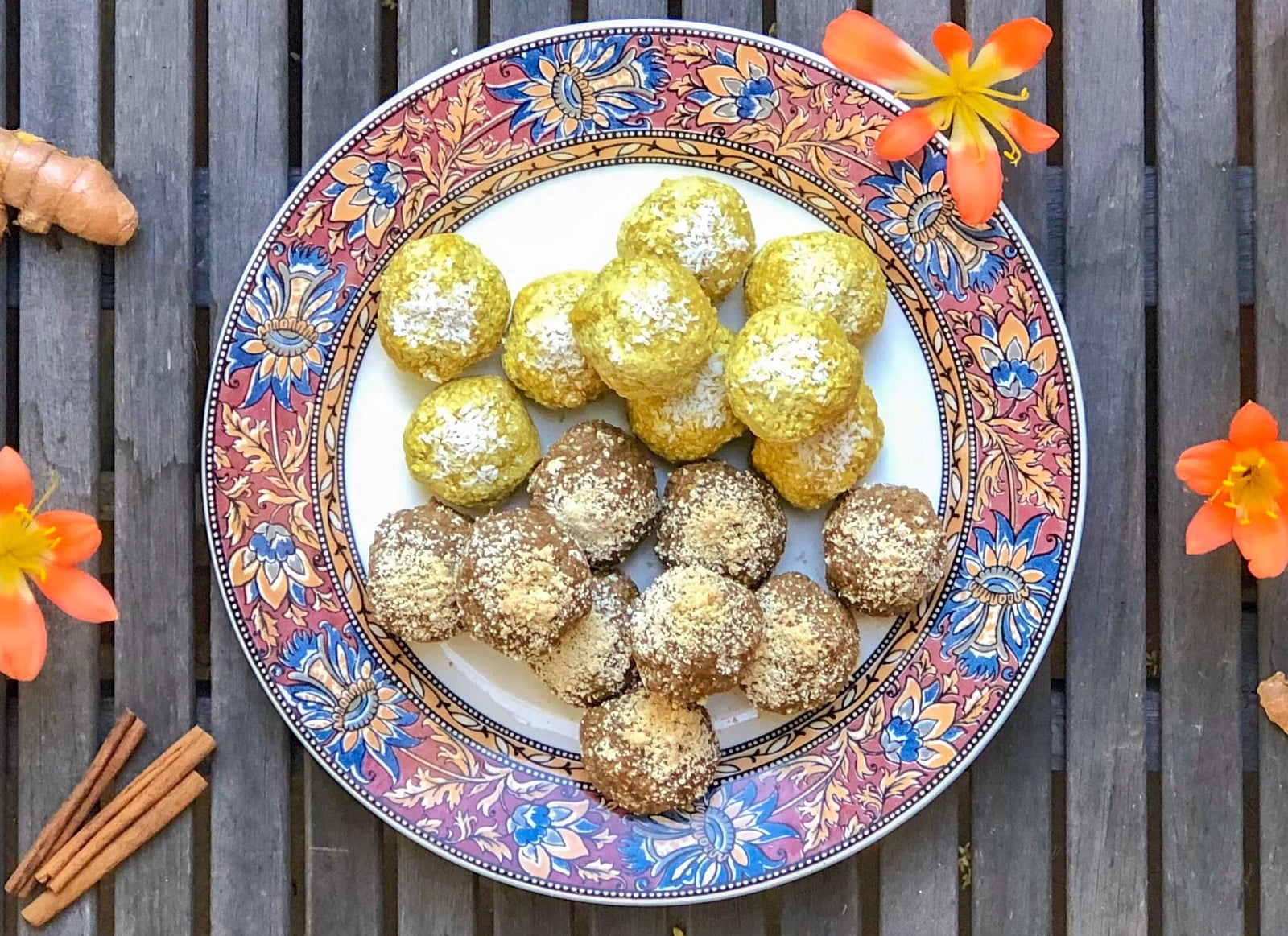 Detox Dandelion Turmeric Bites