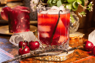 Vanilla Cherry Amaretto Mocktail