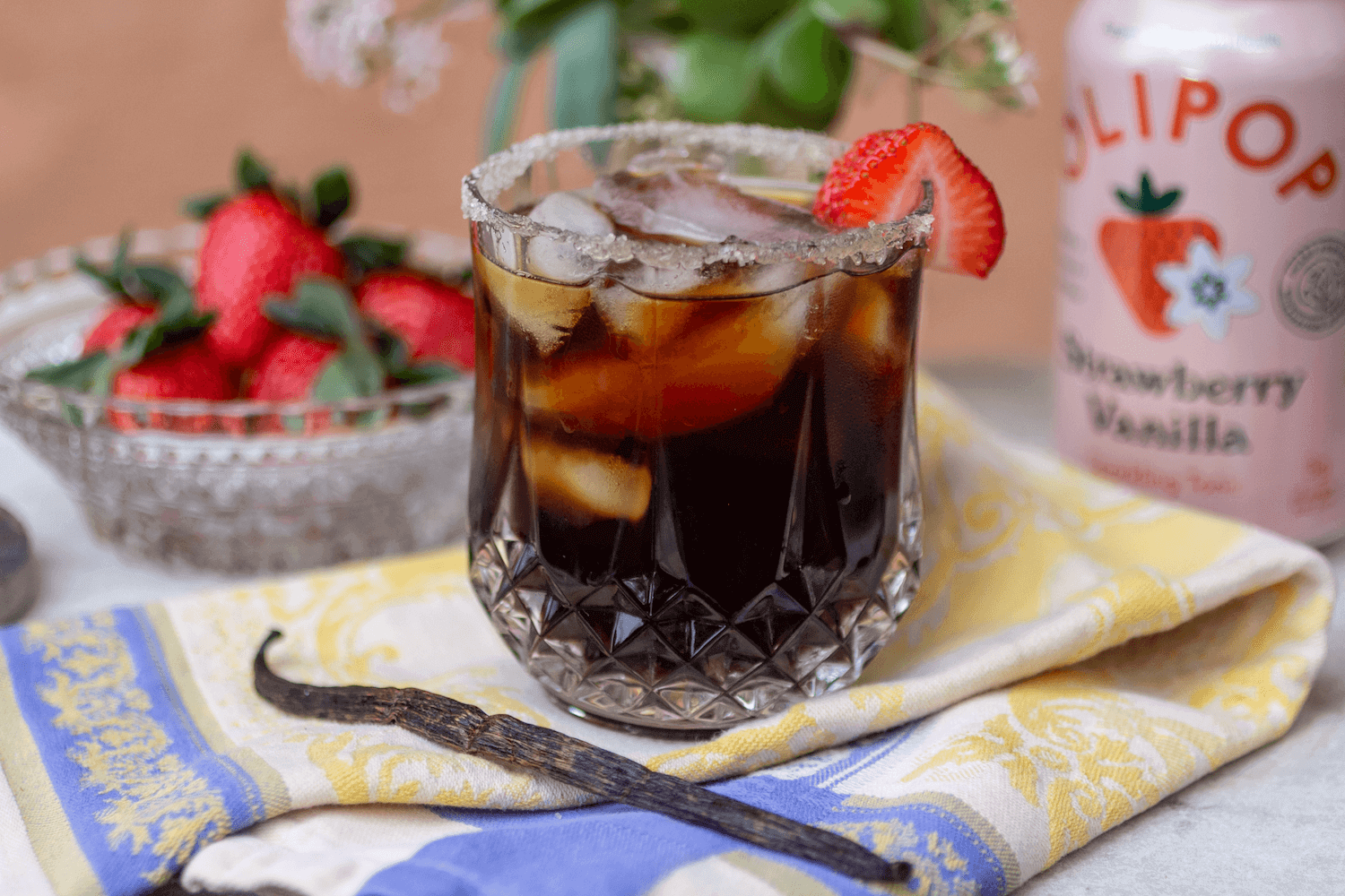 Strawberry French Vanilla Fizz