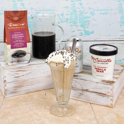 Teeccino Root Beer Float