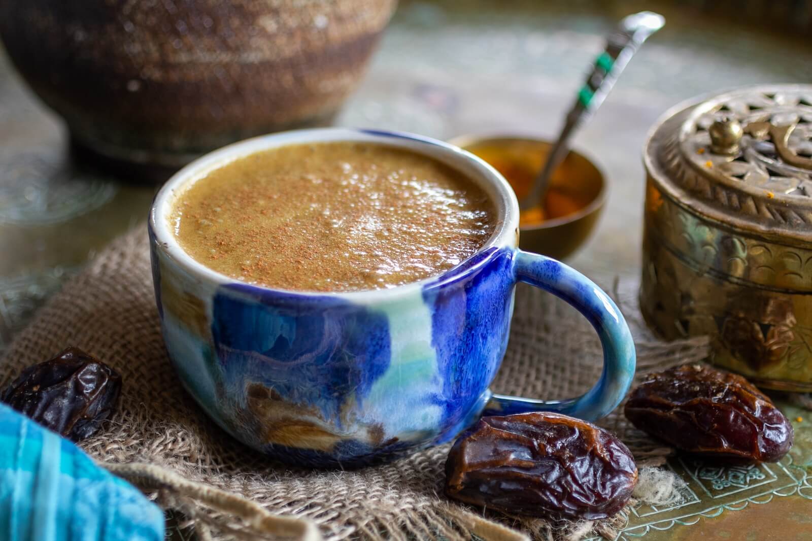 Teeccino Turmeric Golden 'Milk' from Nirvana