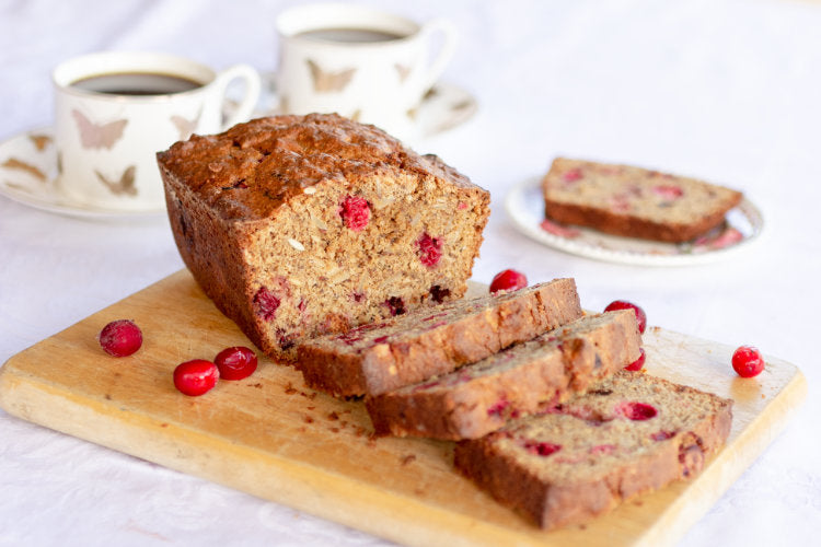TeeChia Cranberry Quickbread