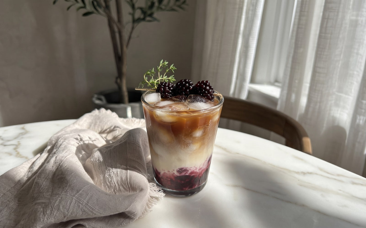 Blackberry Thyme Adapt & Protect Latte