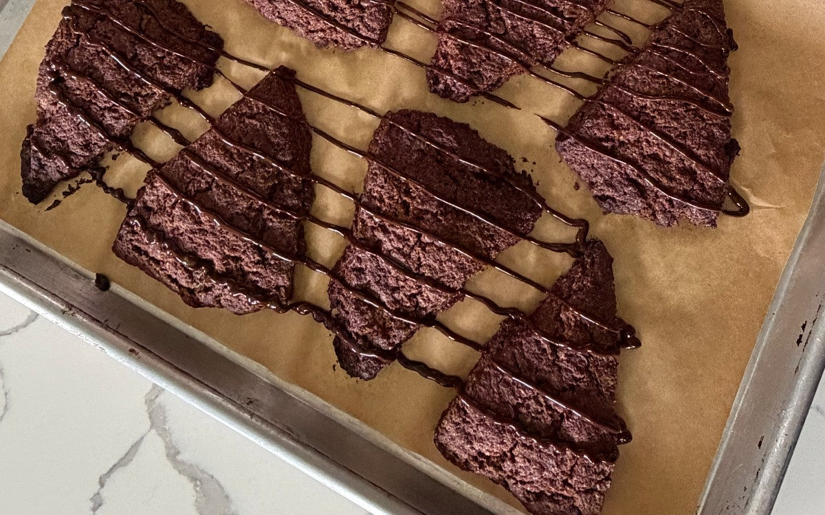 For the Love of Chocolate Scones