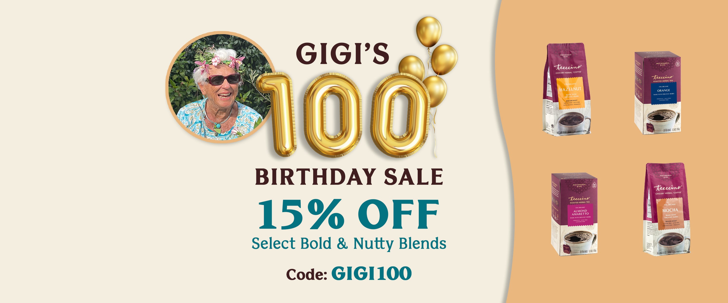Gigi's 100th Birthday Sale!