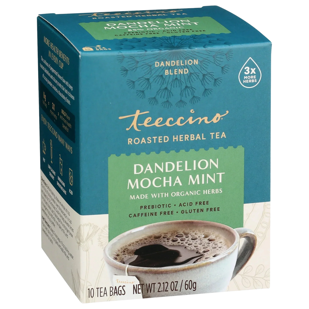 Dandelion Mocha Mint Roasted Herbal Tea - Image 1