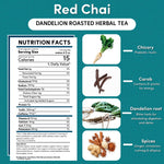 Dandelion Red Chai Roasted Herbal Tea
