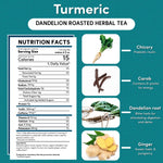 Dandelion Turmeric Roasted Herbal Tea