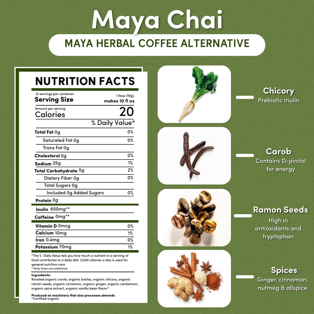 Maya Chai Chicory Herbal Coffee - Image 2