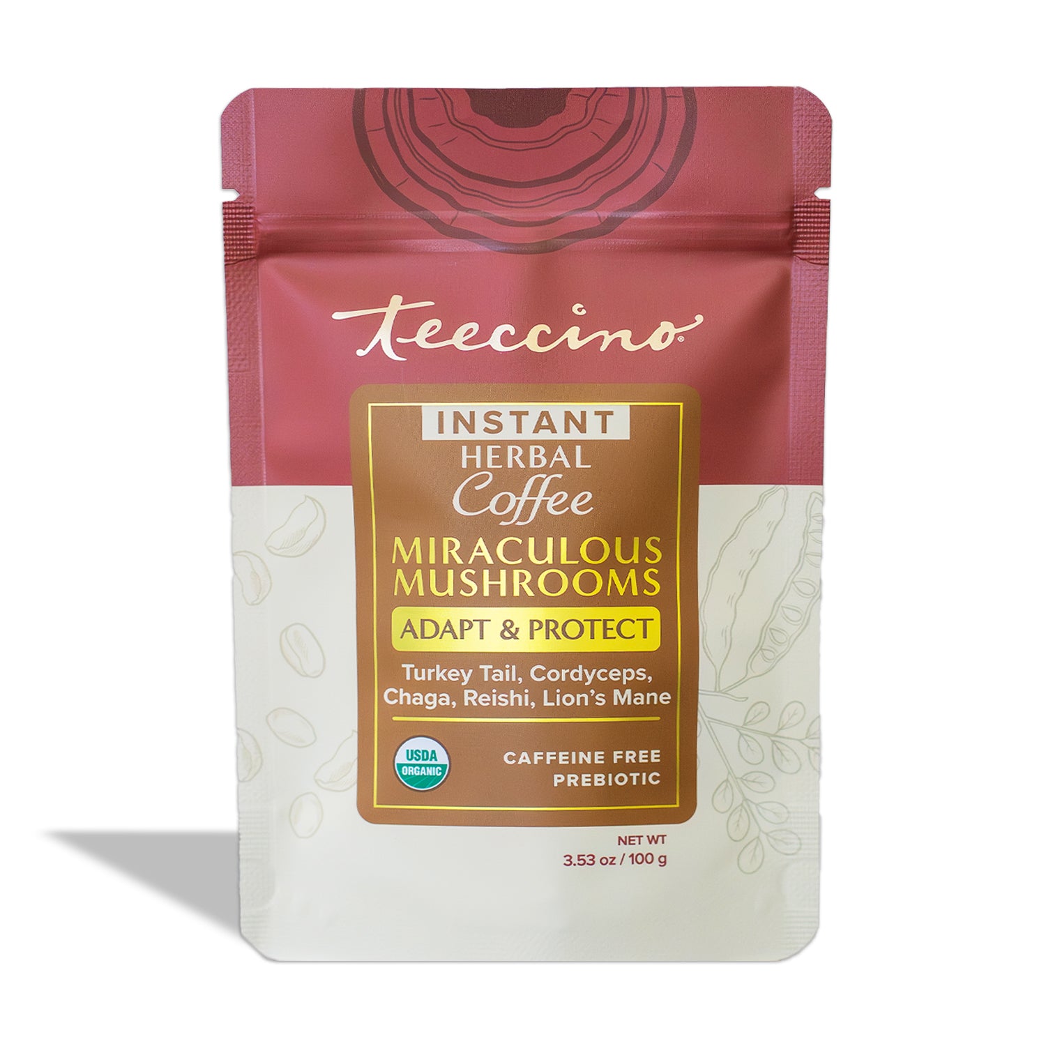 Teeccino Mushroom Coffee & Coffee Alternative