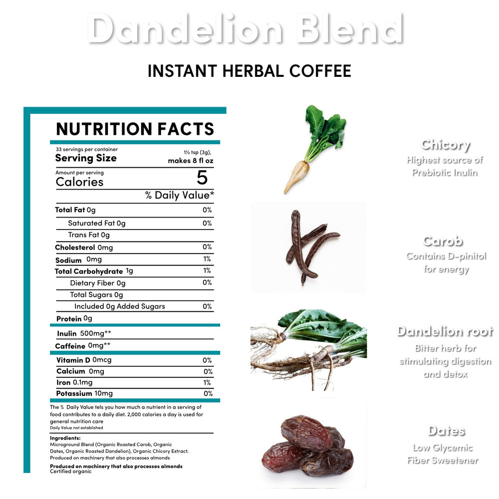 Instant Dandelion Herbal Coffee