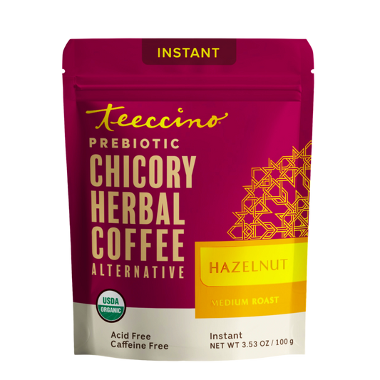 Hero view of Teeccino Instant Hazelnut Herbal Coffee