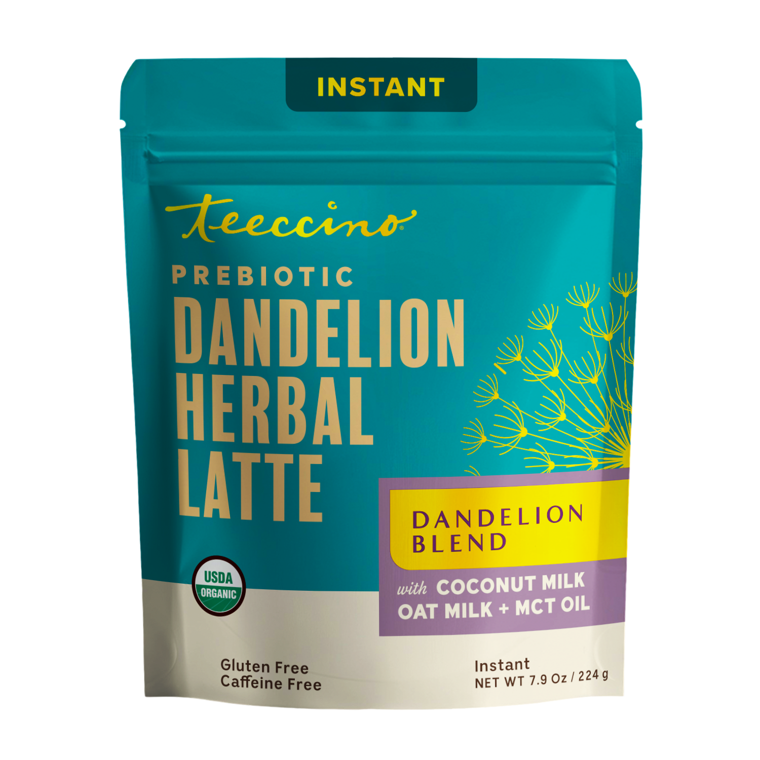 Instant Dandelion Herbal Latte