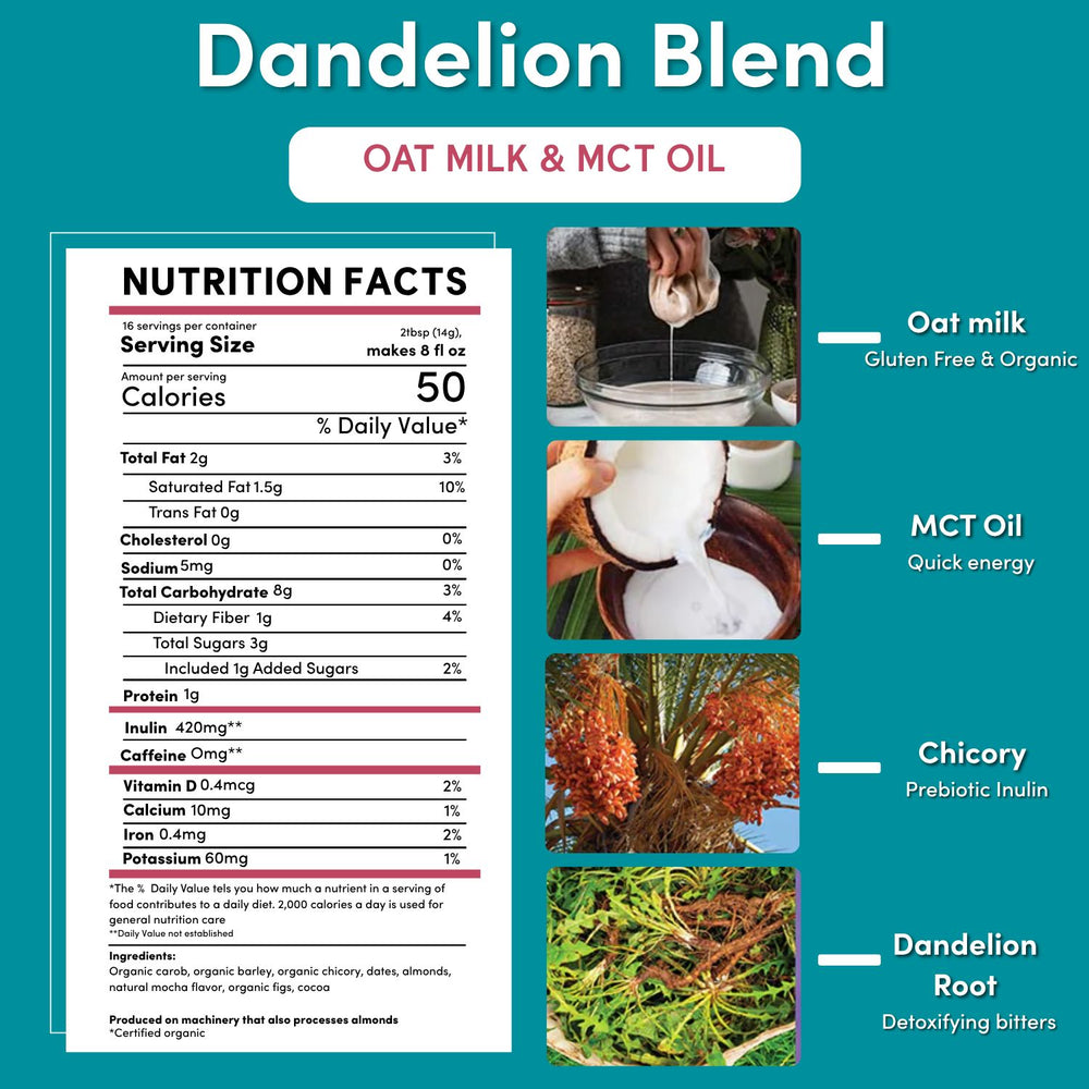 Instant Dandelion Herbal Latte