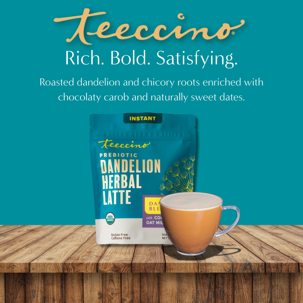 Instant Dandelion Herbal Latte – Teeccino