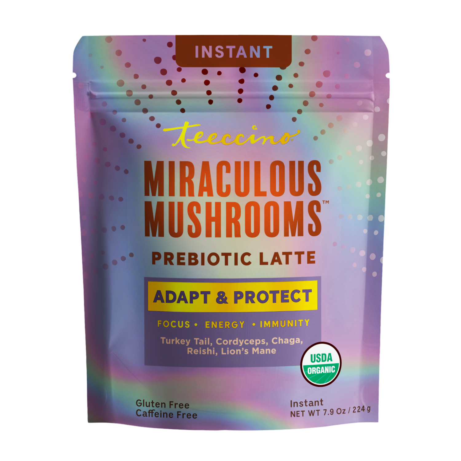 Miraculous Mushrooms® Adapt & Protect Instant Herbal Latte