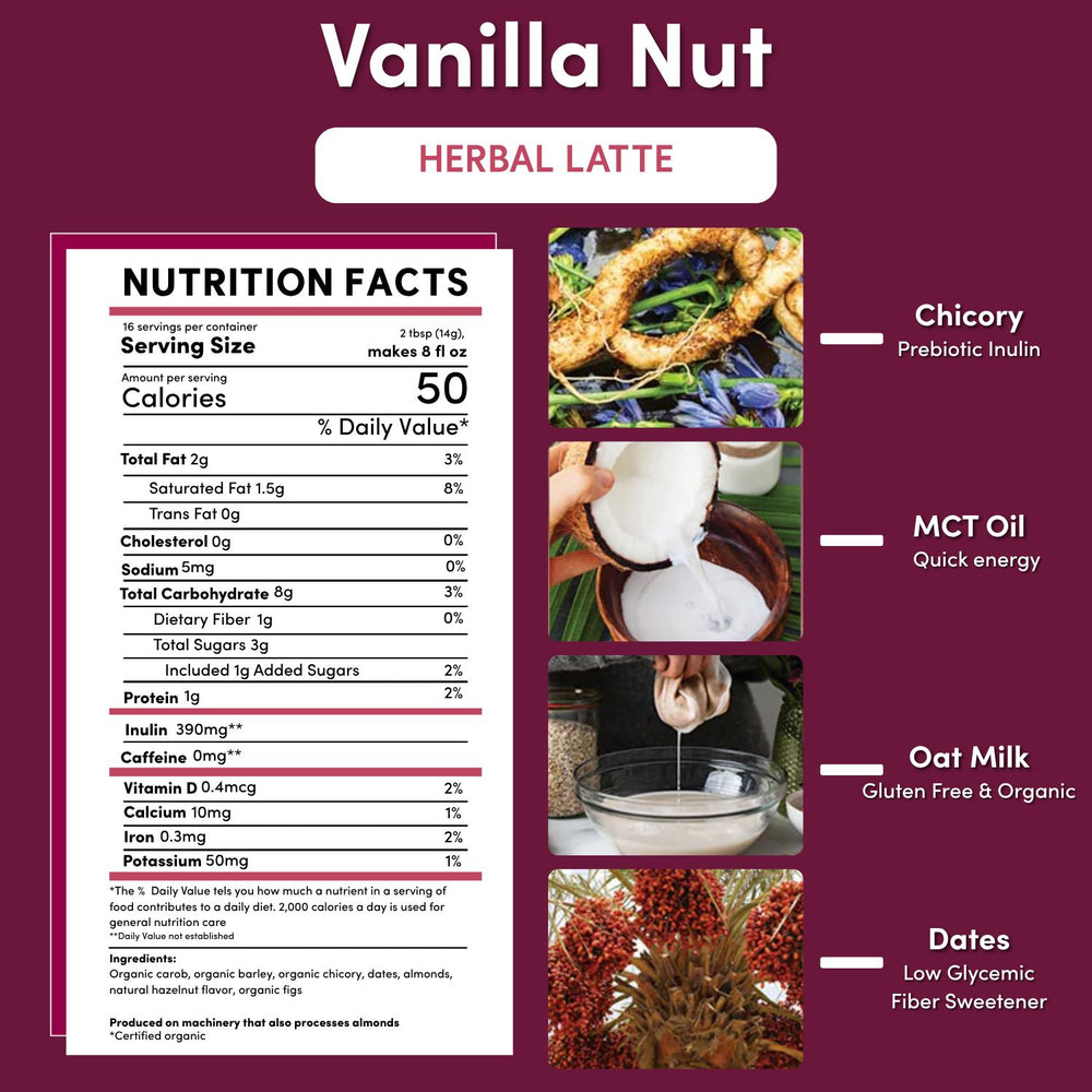 Instant Vanilla Nut Herbal Latte