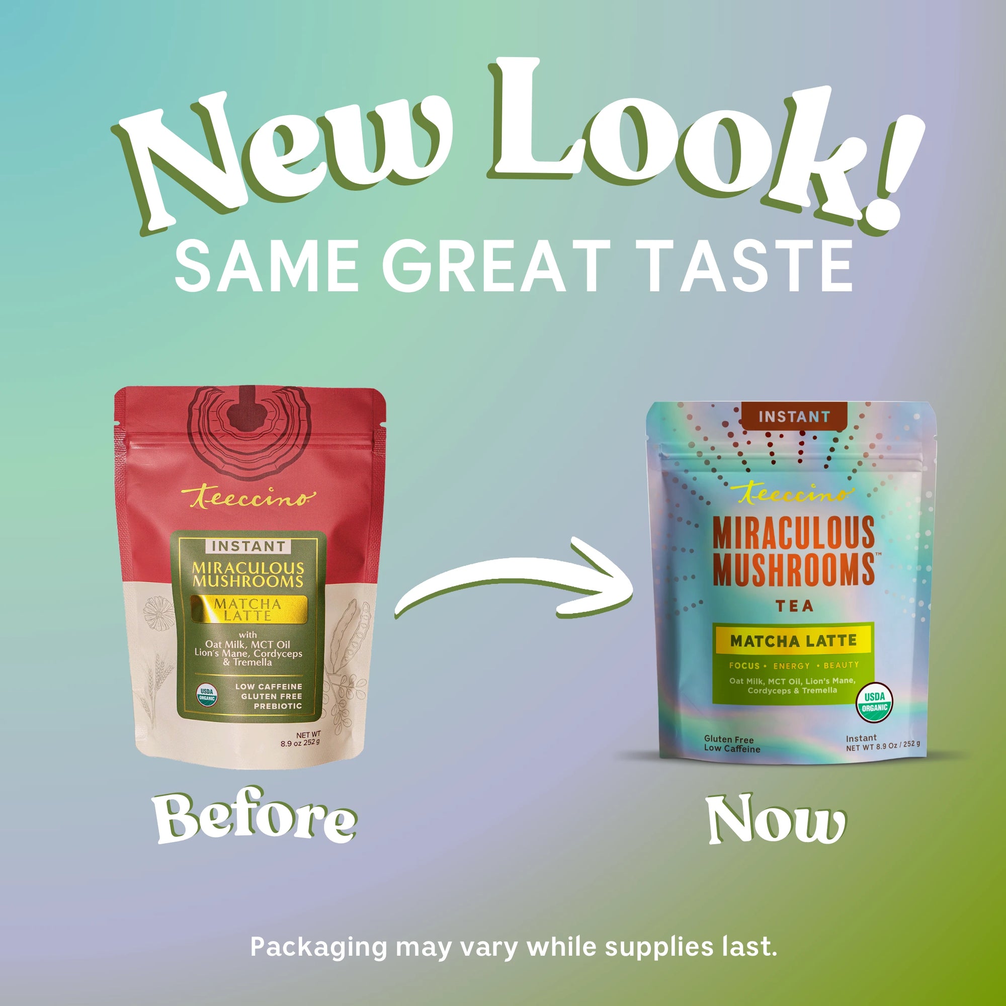 Miraculous Mushrooms® Matcha Latte – Teeccino
