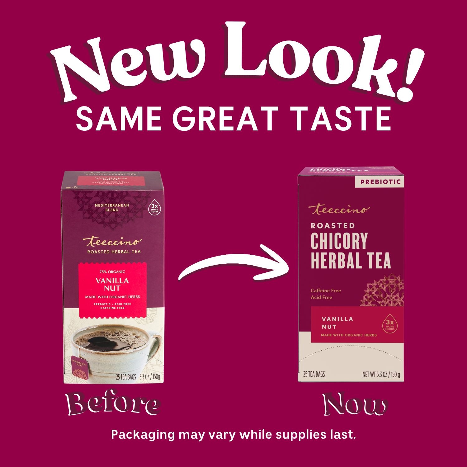 Vanilla Nut Roasted Herbal Tea – Teeccino