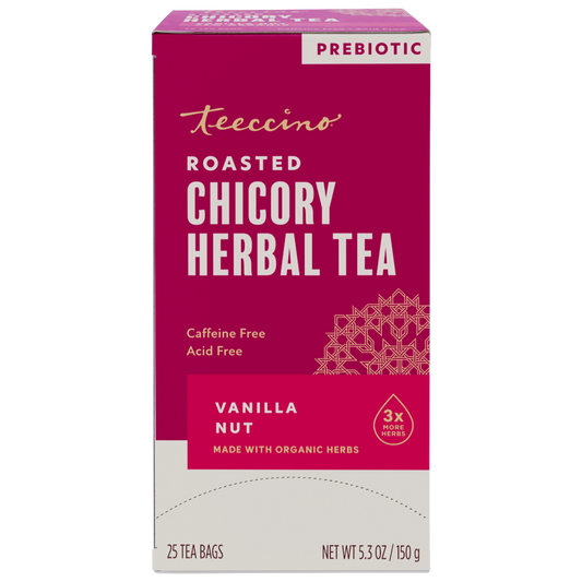 Hero view of Teeccino Vanilla Nut Roasted Herbal Tea