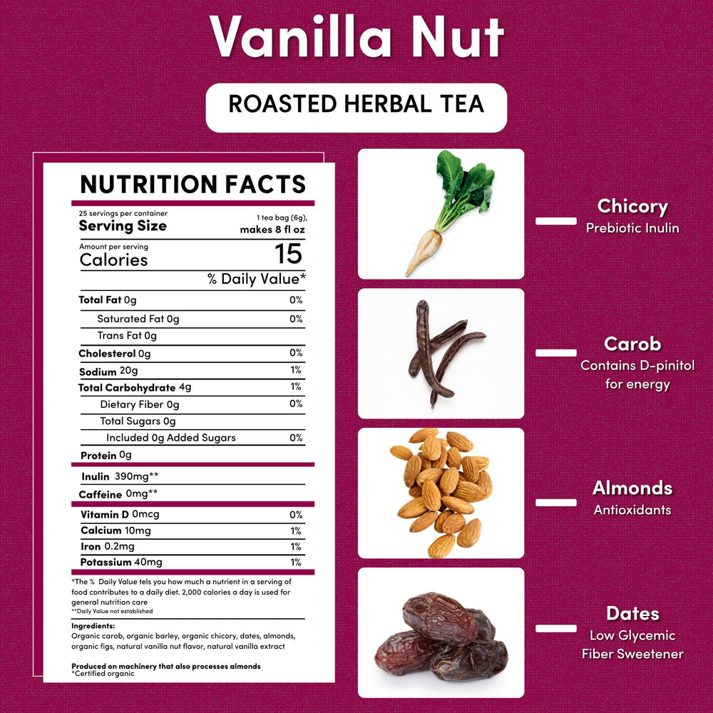 Vanilla Nut Roasted Herbal Tea