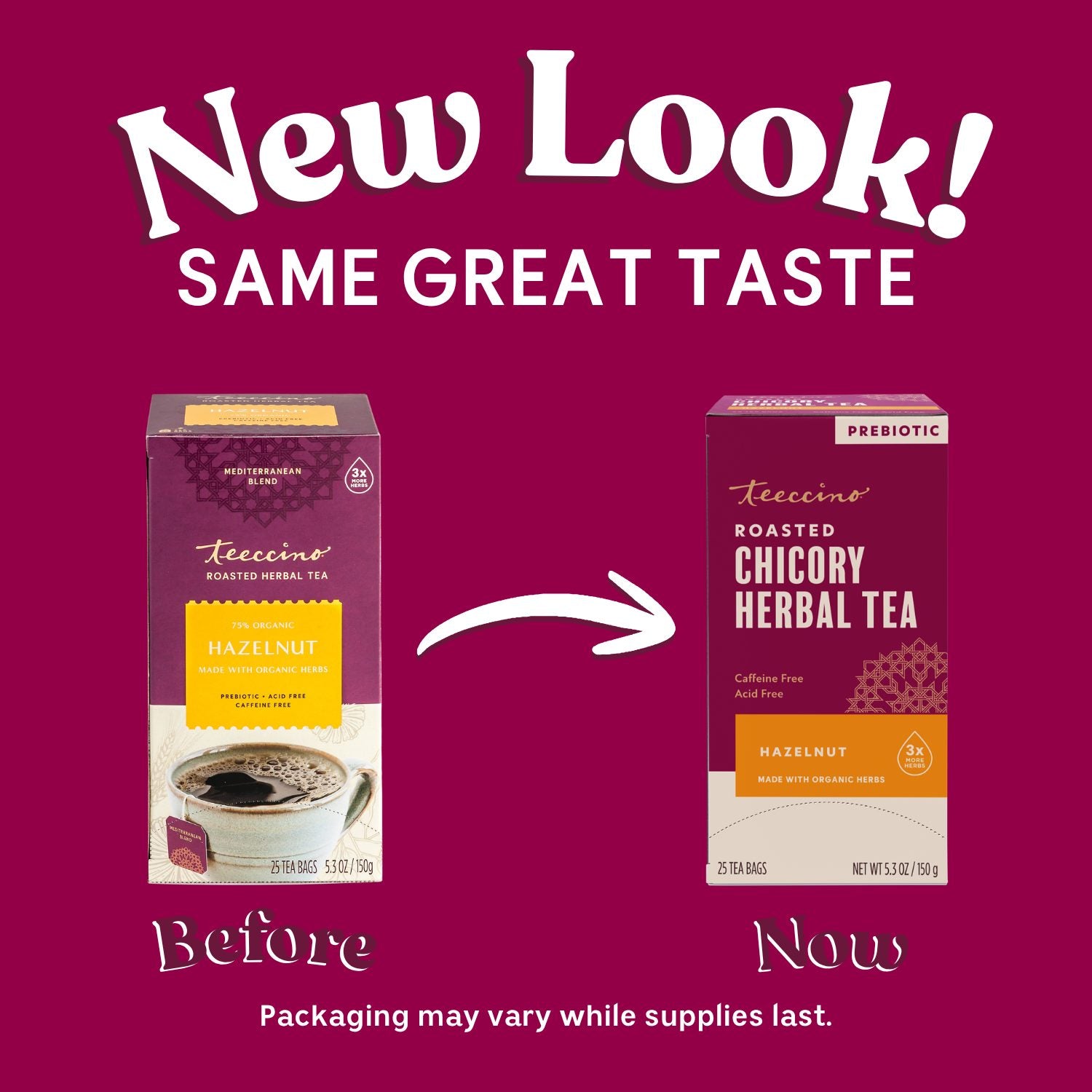 Hazelnut Roasted Herbal Tea – Teeccino