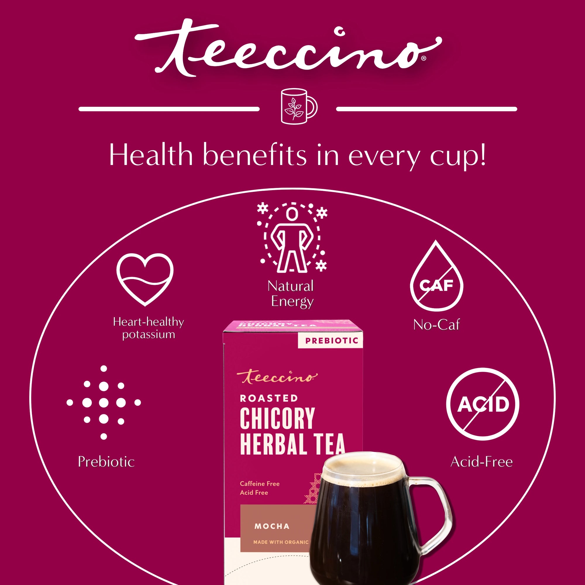 Mocha Roasted Herbal Tea – Teeccino