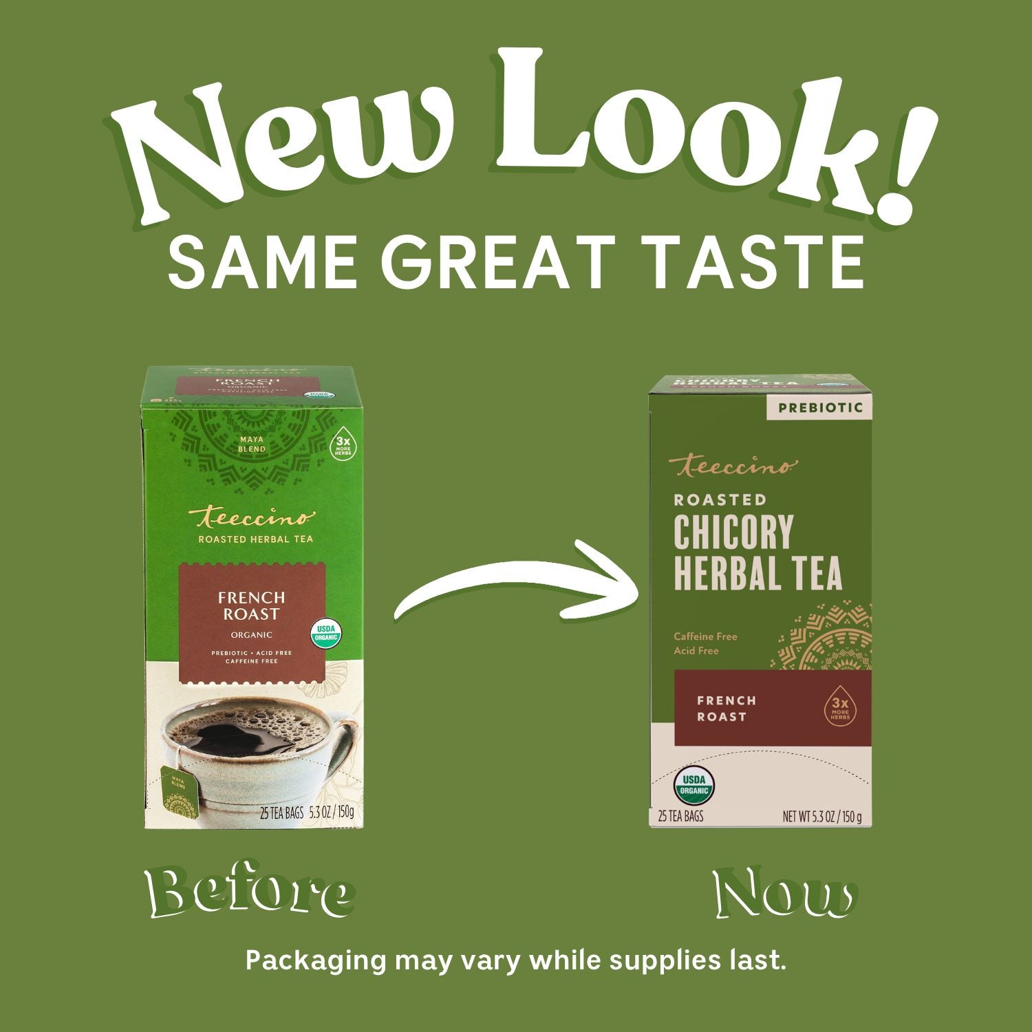 French Roast Roasted Herbal Tea – Teeccino