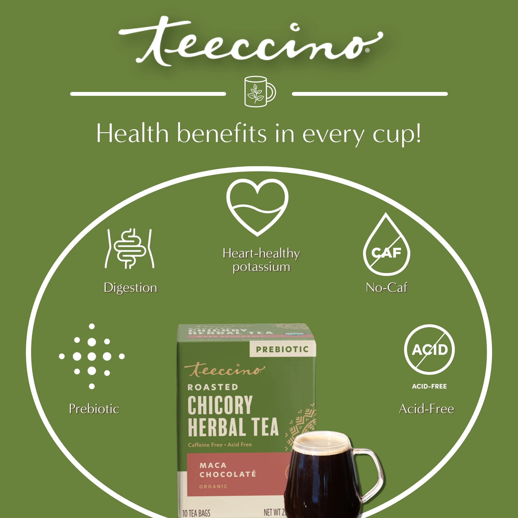 Maca Chocolate Roasted Herbal Tea